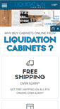 Mobile Screenshot of liquidationcabinets.com